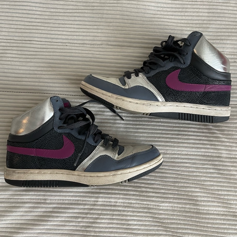 Nike Court Force High Gray, size 8